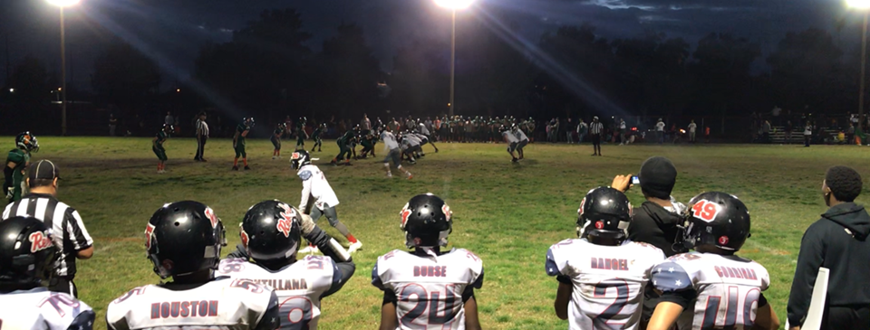 Sr Rebels Red putting in work under the lights