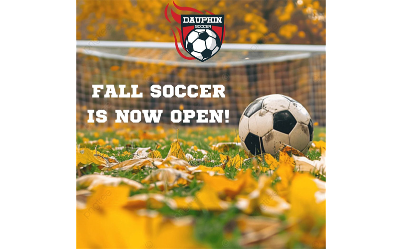 2025 Fall Soccer is now OPEN!