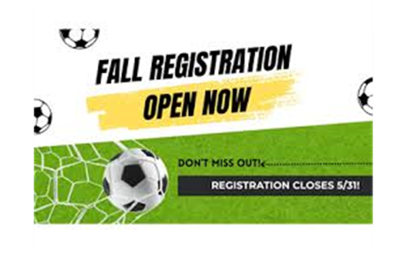 Fall 2026 Soccer Open Now!