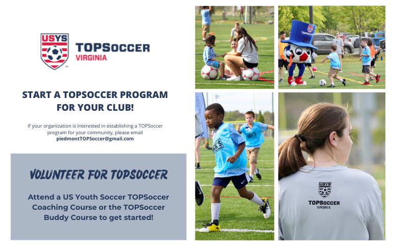 Start a TOPSoccer Program For Your Club