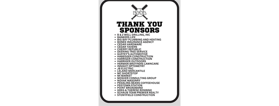 Thank You Sponsors!