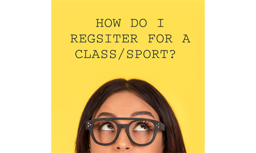 How do I register for a class/program?