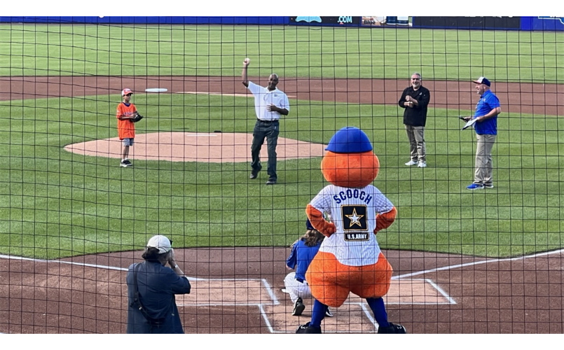 2022 Mets LL Night First Pitch