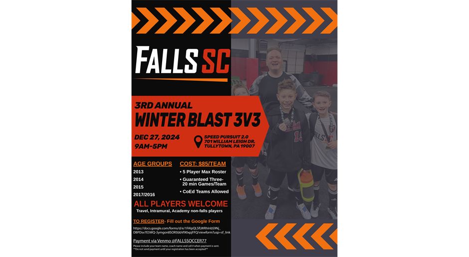 Winter Blast 3v3 Tournament!