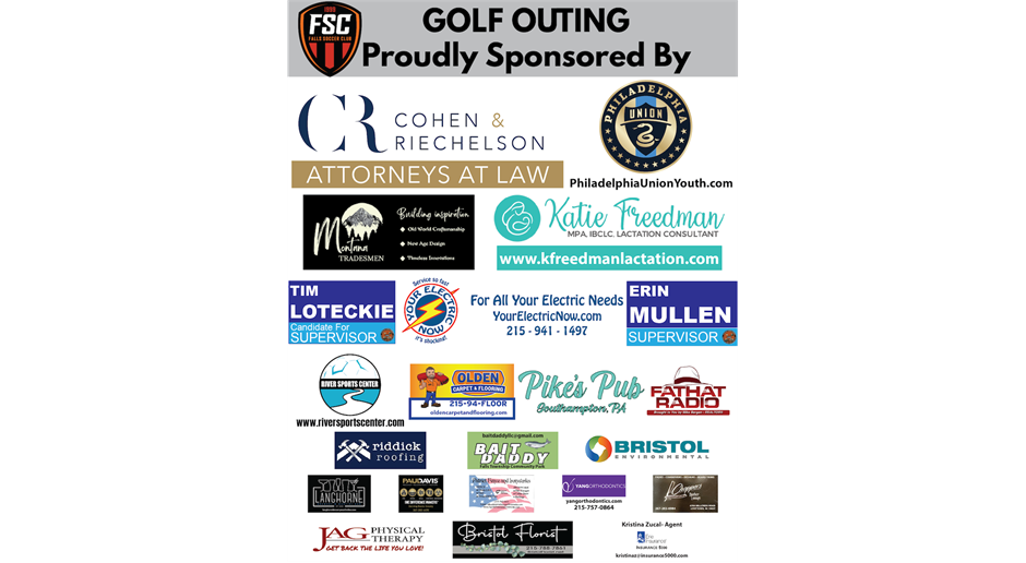 Thank you to our Golf Outing Sponsors!