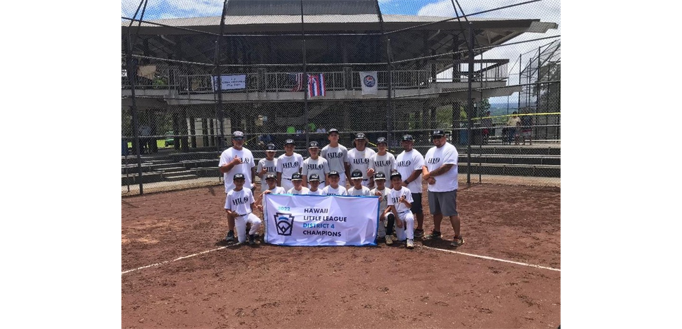 2022 Major Baseball Div. Hawaii District 4 Champions