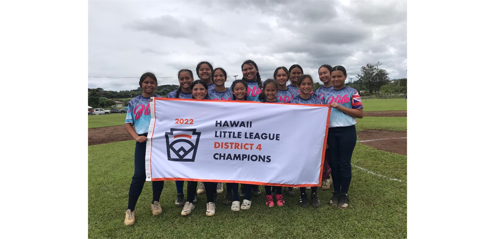 2022 Major Softball Div. Hawaii District 4 and HI State Champions
