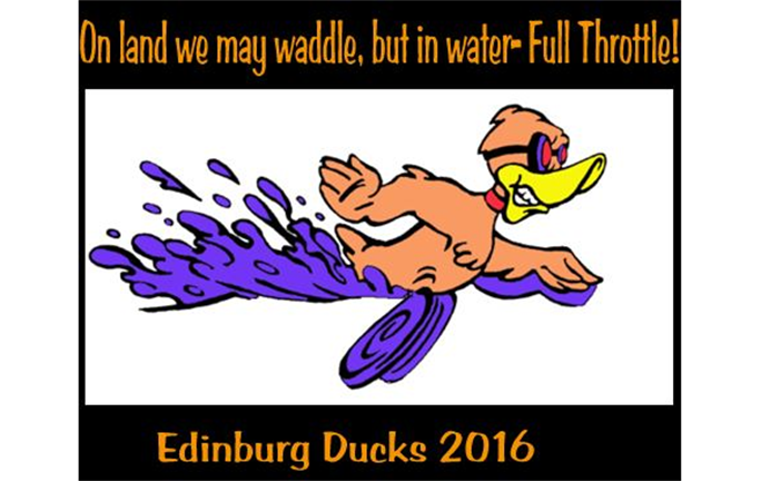 Edinburg Ducks past t-shirt design