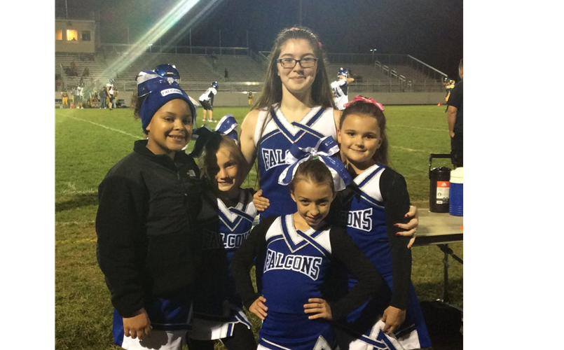 Cheering under the lights