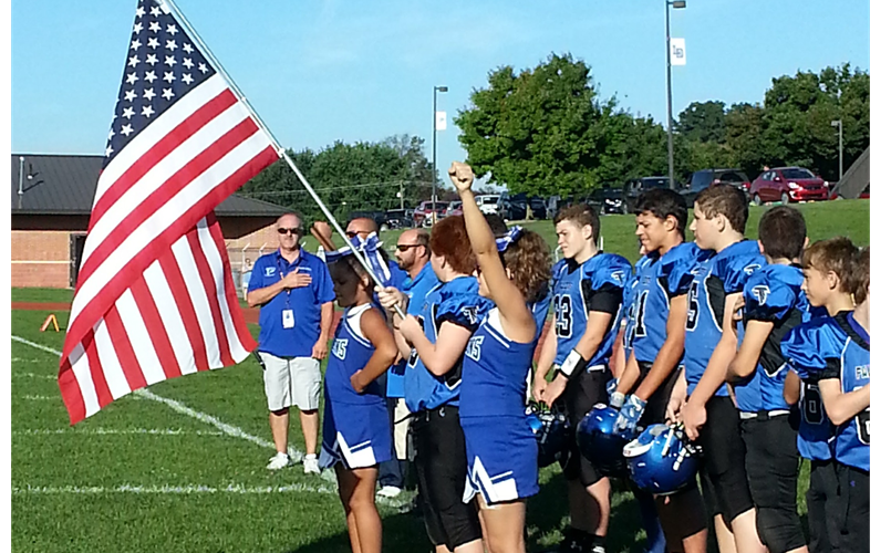 Flag Presentation for the National Anthem