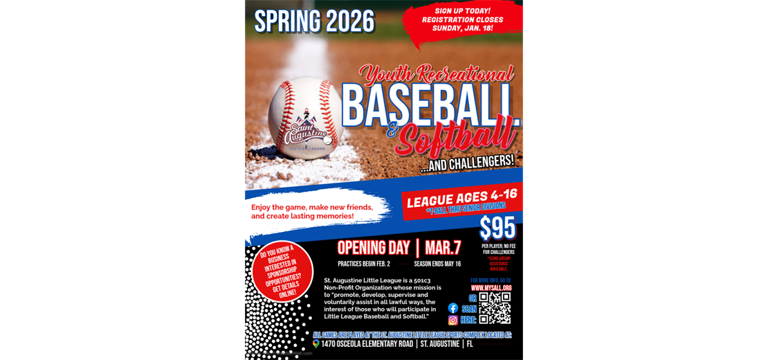 Spring 2026 Registration is OPEN!