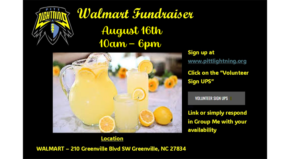 Walmart fundraiser - Click to sign up