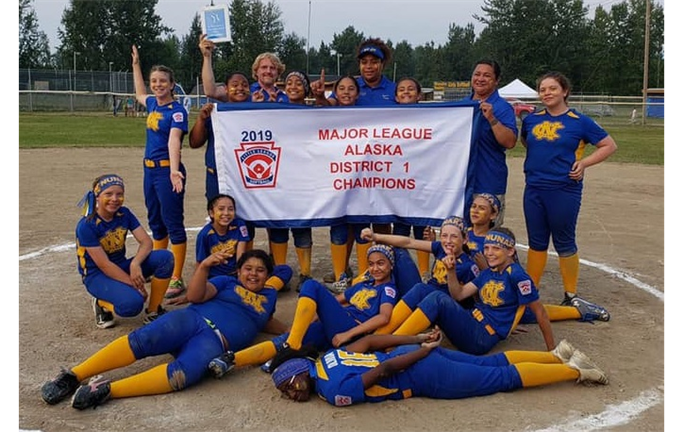 2019 Majors Softball District 1 Champions