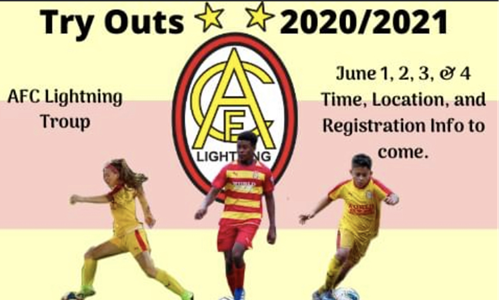 AFC Lightning Troup try-outs