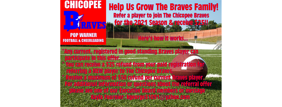 HELP US GROW THE BRAVES FAMILY!