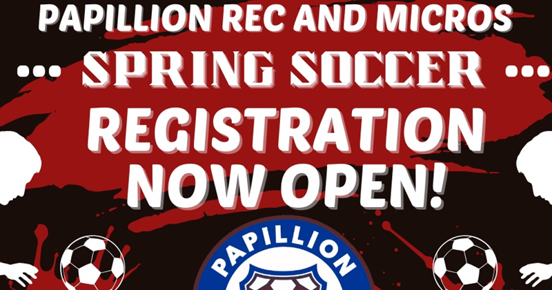 Spring Rec Soccer Registration Now Open!
