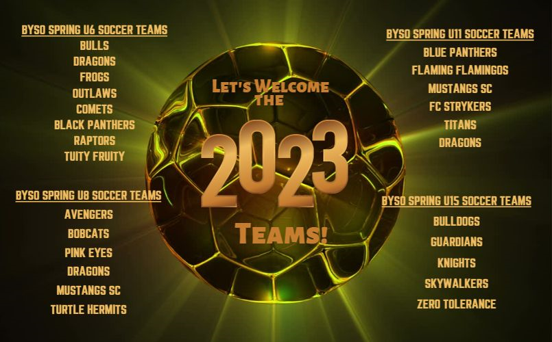 The 2023 Spring Teams this Season! 