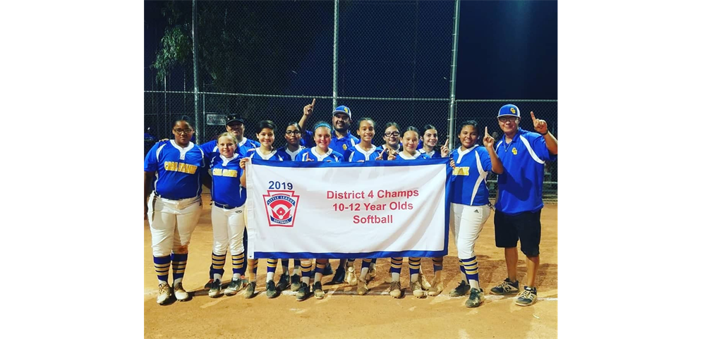 Casa Grande 2019 10/11/12 Softball District Champions