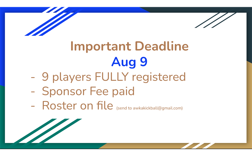 Important Dates