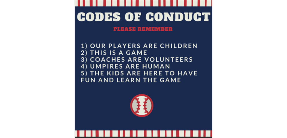 Little League Code of Conduct