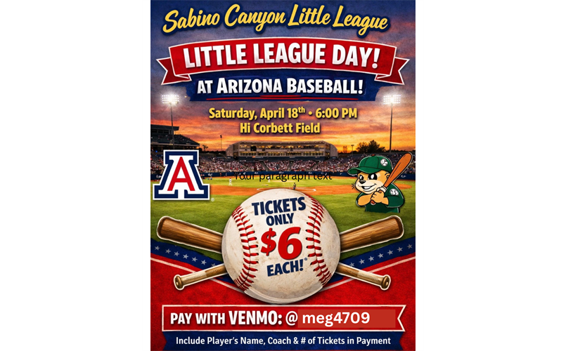 UofA Little League Night April 18