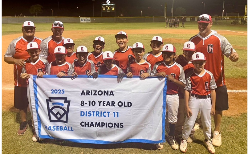  2025 10U Baseball District Champions !