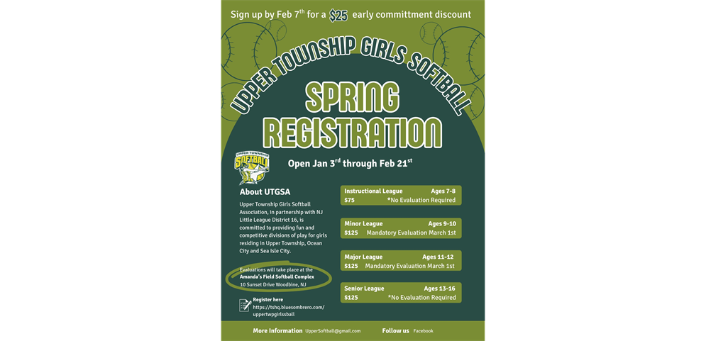 SPRING REGISTRATION IS OPEN!! 