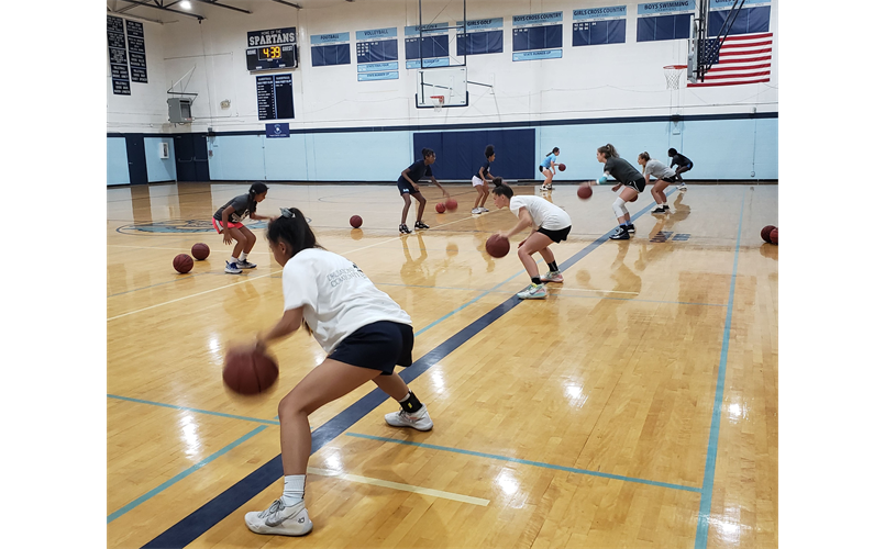 H2 Hoops Girls Training Session