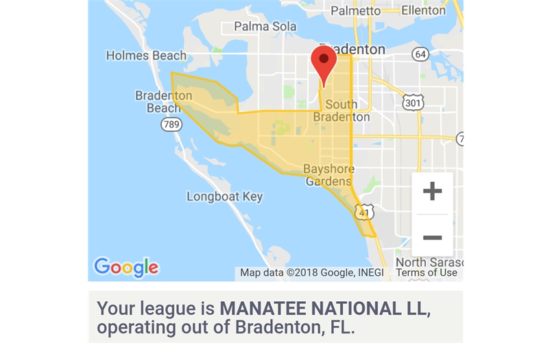 Manatee National Boundaries