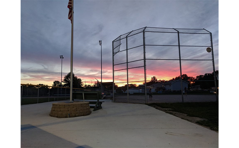 Sunset at the fields