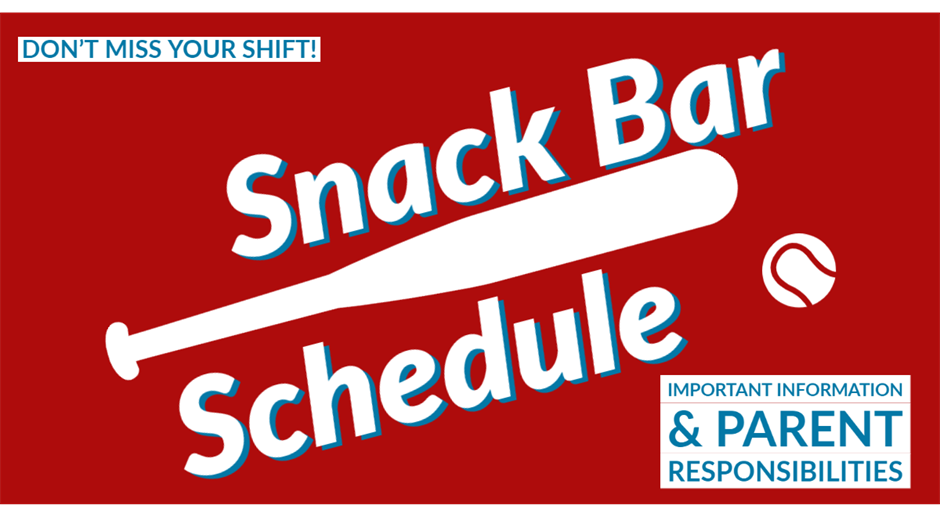 Snack Bar Schedule