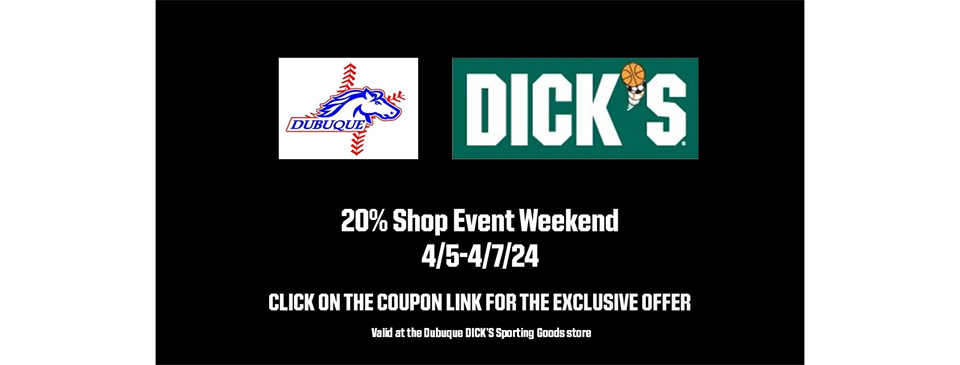 DICK's 20% off sales event
