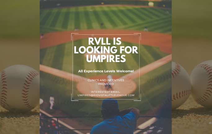 Become an Umpire for RVLL!
