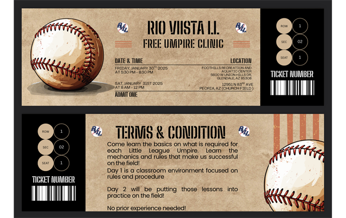 Become an Umpire for RVLL!