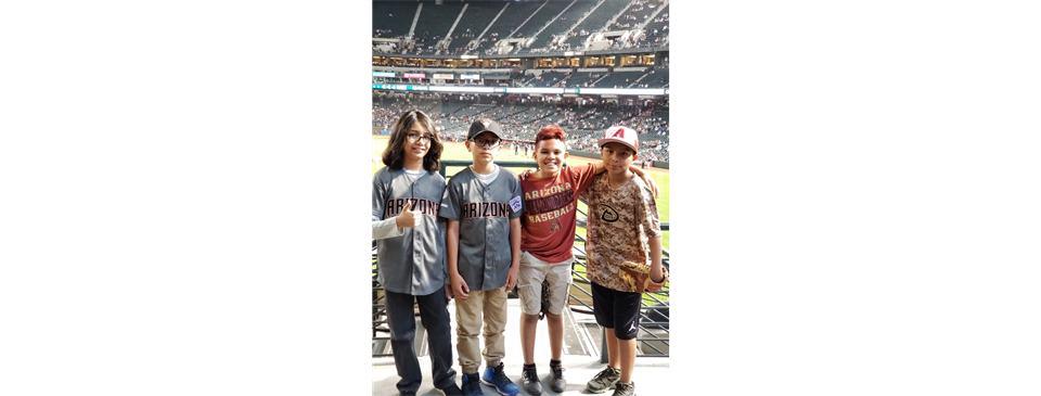Little League Day at Dbacks game 