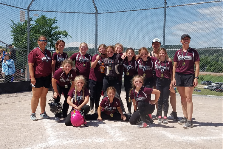 Spearfish 10U wins their bracket at the Sturgis Tourney!