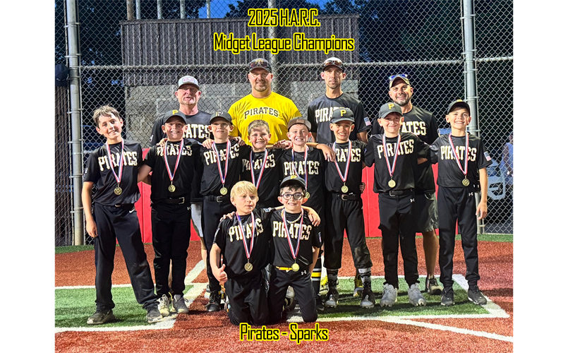 2025 Midget League Champions - Pirates