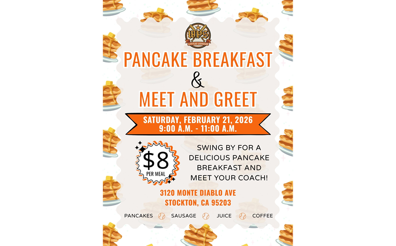 Pancake Breakfast and Coach Meet and Greet this Saturday!