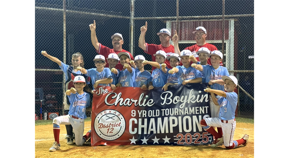 Congratulations to our 2025 9YO Baseball Champions Lumberton Little League