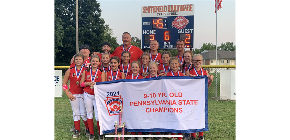 2021 9-10 Year old PA State Champions!