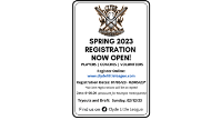 Spring 2023 Registration Now Open!