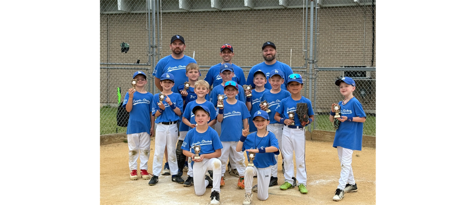 2025 In-House 8U Champions: L-S Dodgers
