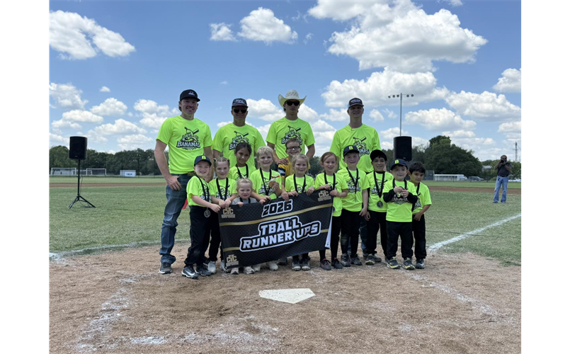 2026 Tball Runner Ups