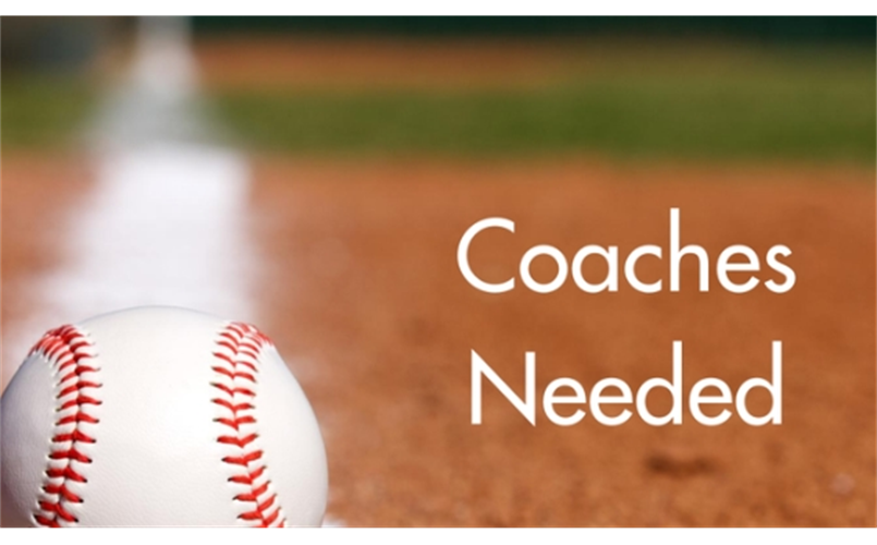 COACHES NEEDED FOR 2025 SEASON