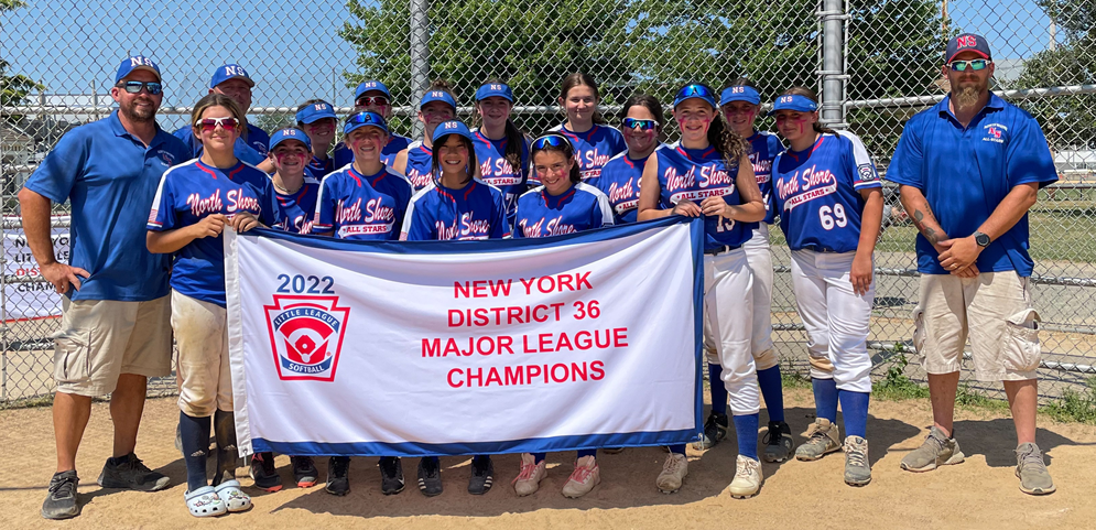 NSLL Softball Majors 2022 District 36 Champions