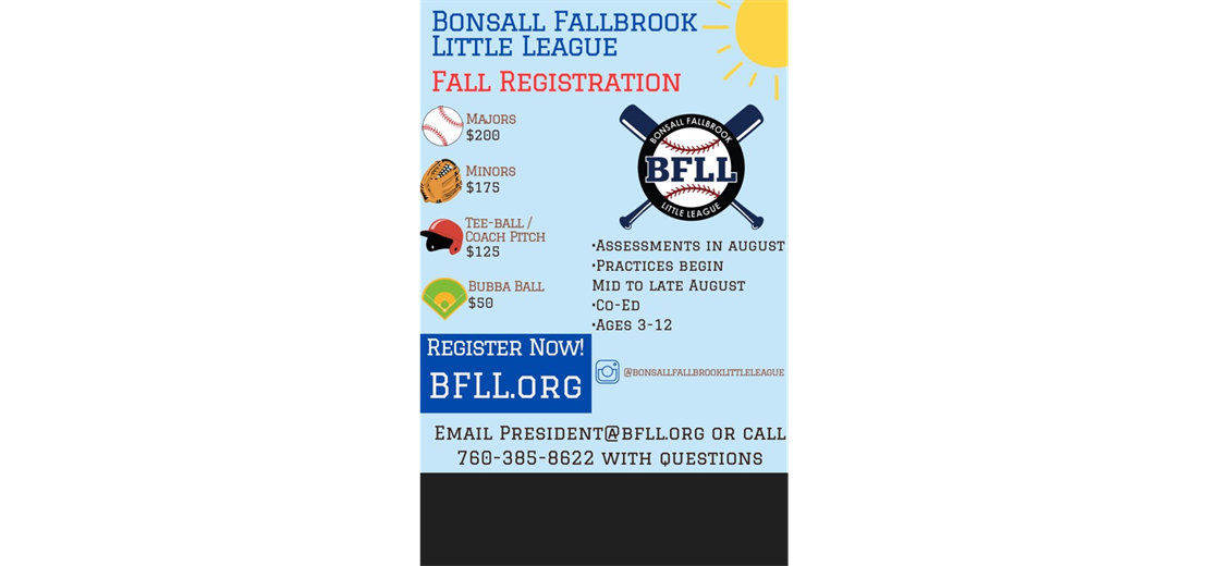 Fall 2025 Registration