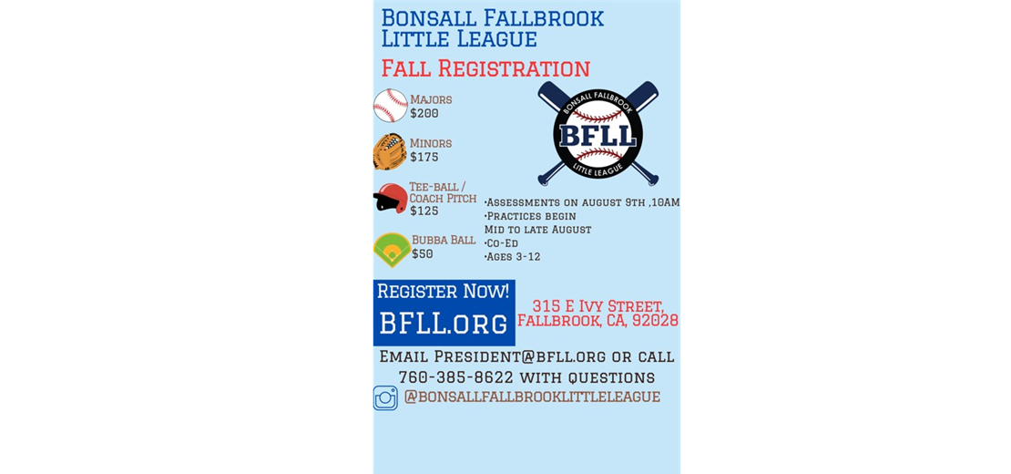 Fall 2025 Registration