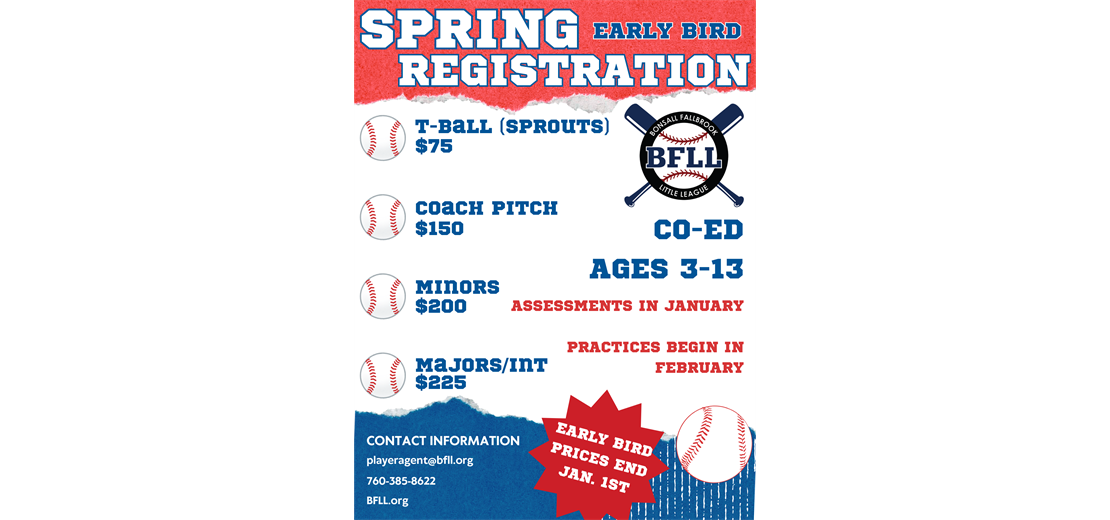 Spring 2026 Registration