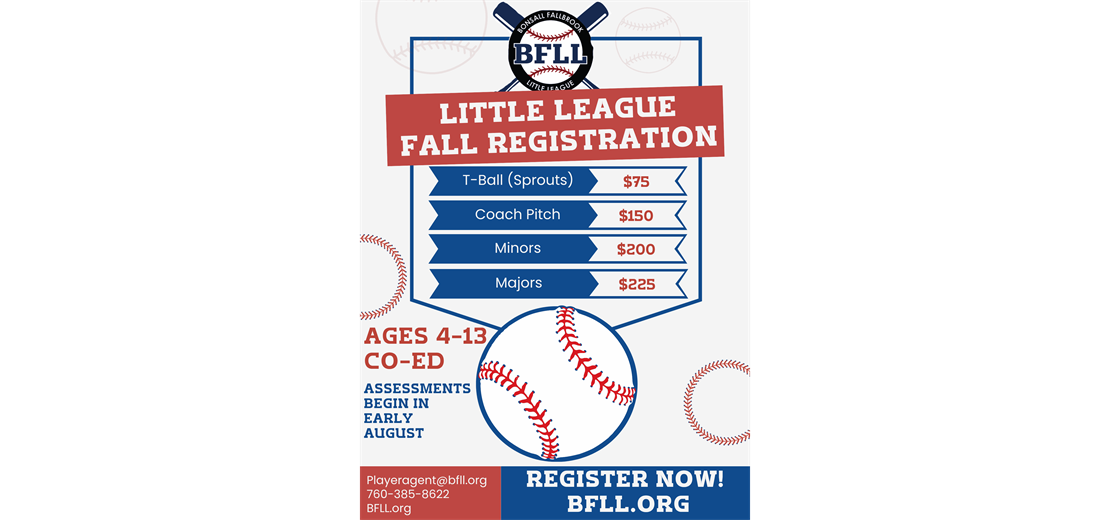 Fall Registration