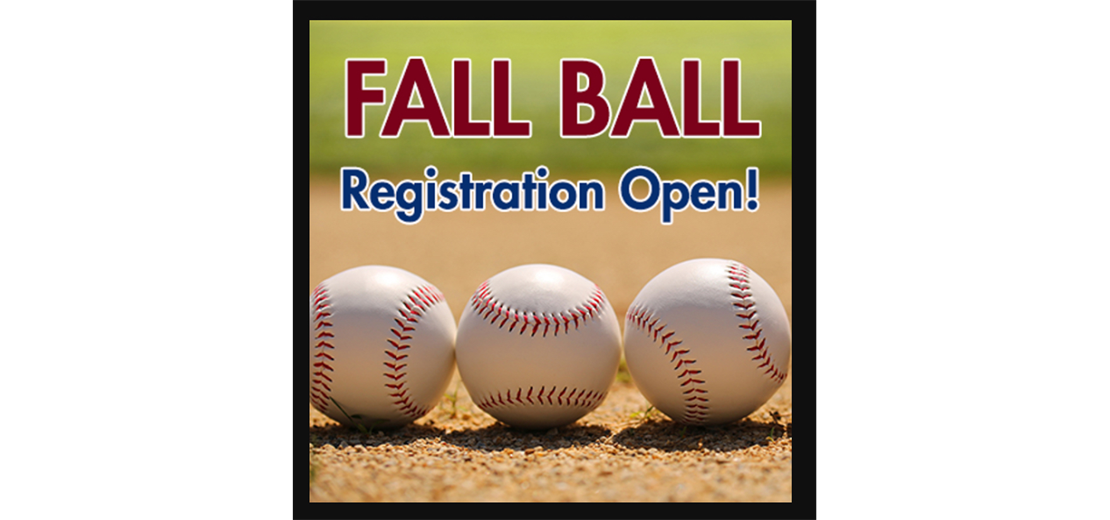 Fall registration is open 